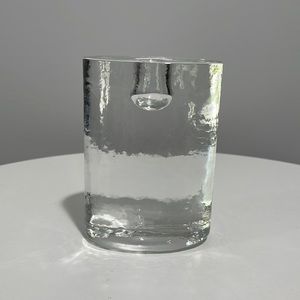 Iittala Finland Arktia Glass Candle Holder Clear Timo Sarpaneva